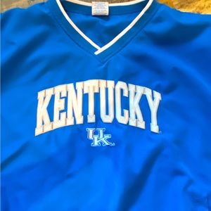 Throwback University of Kentucky wind breaker pullover - unisex